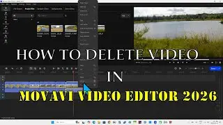 How to delete video in Movavi Video Editor 2026