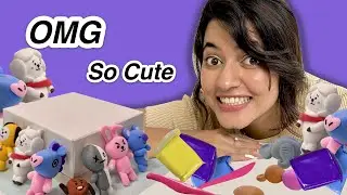 Making BTS Characters Using Clay? 😱😍🎨