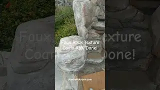 Vista Faux Rock Texture Coats Almost Done!       