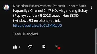 (REQUESTED) Magandang Buhay (Replay) January 5 2023 teaser has BSOD (Windows 98 on phone)