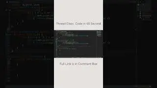 Java Threads class | Multithreading Made Simple ⚡ | 