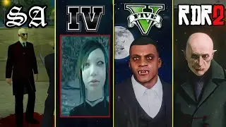 Finding Vampires🧛‍♀️in GTA & RDR Games | SCARY MYTH