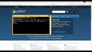 How to write simple Python program using command prompt