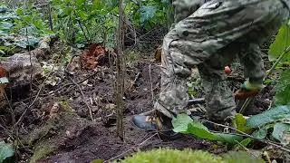 Коп металлолома после трудового дня.