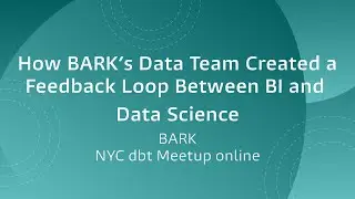 How BARK’s Data Team Created a Feedback Loop Between BI and Data Science, BARK