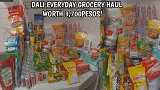DALI EVERYDAY GROCERY HAUL WORTH 3,700pesos! 💛🥩 (w/crispy pata, liempo atbp.)