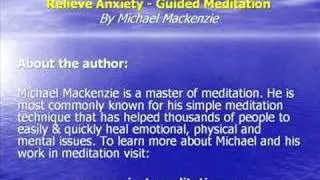 Guided Meditation - Relieve Anxiety