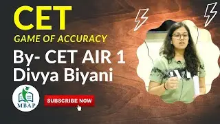 CET Motivation Story of CET AIR 1- Divya Biyani