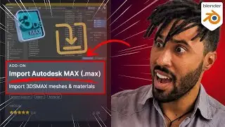 😲Isso era IMPOSSÍVEL - Importar Autodesk 3DS max para o Blender