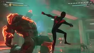 Spider Man VS Rhino Boss Fight PS5 4K Final Encounter in 60fps HDR