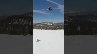 Jake Canter lacing up a casual 1800 Melon 🍉 on Mammoth‘s 80 footer 😤
