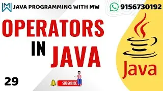 Java Day 06 |Operatos in Java|Learn operators in detailed |Pre-placement Batch #technomarathiwithmw