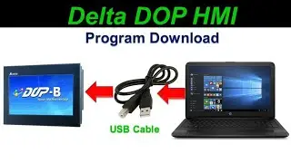 delta dop hmi program download using usb cable