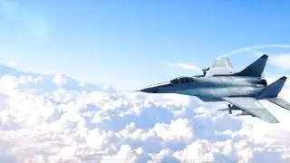 3D анимация. Полет истребителя.