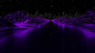 Retro Night Drive with chill music in 4K
