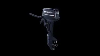 Лодочный мотор Tohatsu M 9.8 B S + Ривьера 3200 НДНД, распаковка и первый спуск на воду