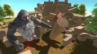Goro the giant vs T-rex |Animal Revolt Battle Simulator