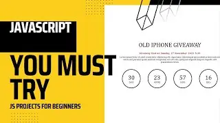 js projects for beginners in hindi | html css javascript project | Giaway counter  | counter in js
