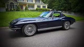 1964 Chevy Corvette Coupe For Sale~Orig 327/300~4 Speed~PDB~PS~A/C~Daytona Blue~Beautiful!