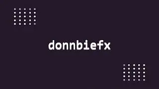 Donnbie v2 | Clean Purple 2D Paid Intro