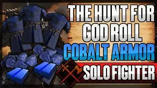 INSANE LUCK ON MY COBALT ARMOR ROLLS! Major Goober Solo Fighter Dark and Darker