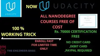 Get Udacity Premium Subscription For Free |100% Working|Get UDACITY Nanodegree For Free|