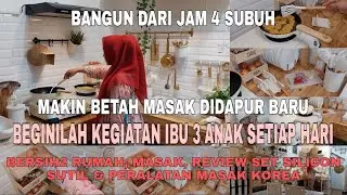 Bangun Jam 4 Subuh Bersih2 Semua Isi Rumah. Review Sutil Sulicon & Peralatan Masak & Dapur Aesthetic