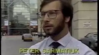 CKND Firstnews - Portage Place opening day (September 17, 1987)