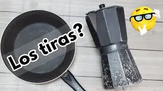 😱Un Sarten Viejo y una Cafetera | NO TIRES TUS SARTENES VIEJAS | No Imaginas El Resultado Final