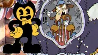 Bendy Vs Werner Werman Boss Battle (Bendy Time)(Cuphead Mod)