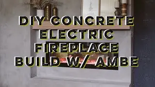 DIY electric fireplace build with Ambe Fireplaces