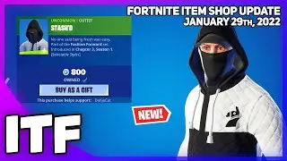 Fortnite Item Shop *NEW* STASH'D SET! [January 29th, 2022] (Fortnite Battle Royale)