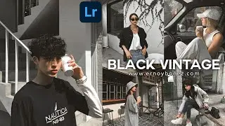 Black Vintage Lightroom Mobile Preset - Vintage Black Preset Free Dng