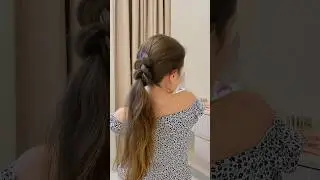 Моя любимая причёска с косой❤️😊 #hairstyle #укладки #прически #hairtutorial #прическипошагово