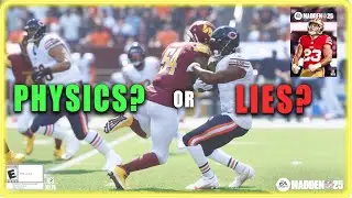 Madden 25 Gameplay Breakdown |  It's not actually physics based?