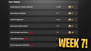 ALL *NEW* SEASON 4 WEEK 7 CHALLENGES LEAKED! (Fortnite Battle Royale)