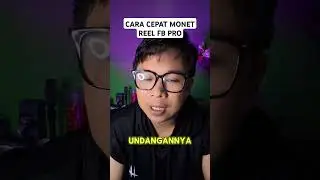 Cara cepat monet reel fb pro #fbpro