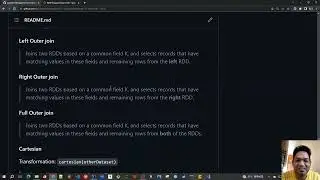 66 - Spark RDD - Left Outer Joins - Code Demo 3