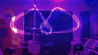 LaserCube 7.5W Dual Setup Test #laseros #lasercube #lasershow #laser
