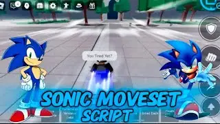 *NEW* 🔵🏃SONIC MOVESET SCRIPT OP | 2X SPEED | HABILITY 5 | 6 & 7 | CUSTOM ANIM | VFX | SFX