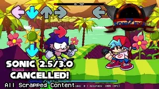 SONIC.EXE 2.5/3.0 CANCELLED!!! | STARVED, HOG, NEEDLEMOUSE, CURSE, X-TERION AND MORE!!!