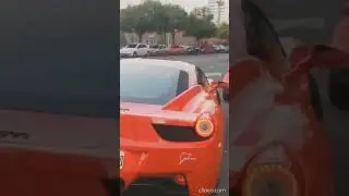 Очень громкий Ferrari 458