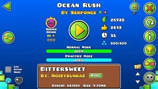 [PATCHED] Ocean Rush by Serponge [Secret Way Demon] (no coins)