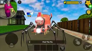 Scary Teacher 3D - Choo Choo Charles enter Miss T house Halloween chapter update new house