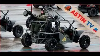 The latest types of military equipment at the rehearsal of the parade in Moscow.