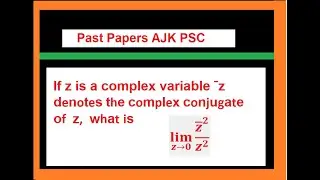 If z is a complex variable ˉz denotes the complex conjugate of z,  what is limx→−0 (ˉz)^2/(z)^2