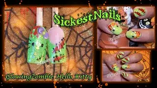 🎃 Glowing Zombie Hello Kitty / Hello kitty Zombi que Brilla en la oscuridad