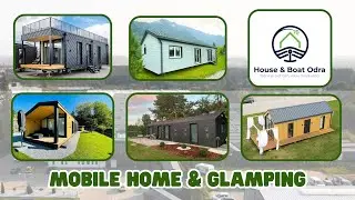 4K Domy mobilne Houseboatodra mobile home mobileheim tiny house domki całoroczne