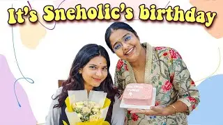 IT’S SNEHOLIC’s  BIRTHDAY 💕4 Years of Sneholic. 🤍 💙#momfluencer #funvlog
