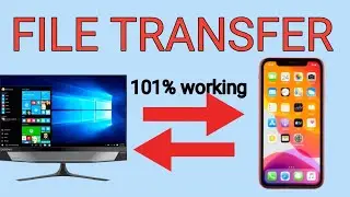 How To Transfer Files from phone to pc|| Share Files From Mobile To Laptop| How to files Transfer